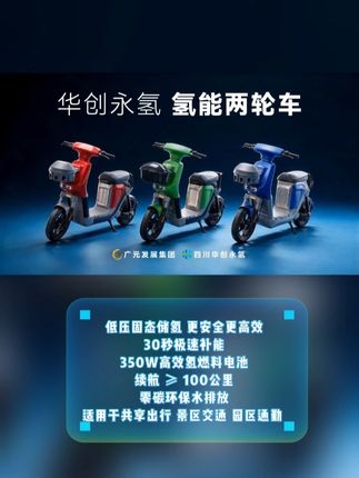 Greener and Safer: Huachuang Yongqing Hydrogen Two-Wheelers